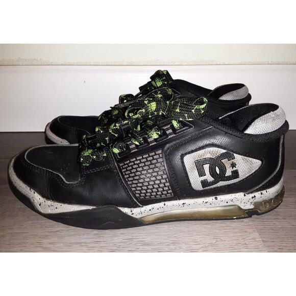 DC Other - DC Skate Shoes Ryan Villopoto Sneakers Men's Size 7 Black Grey Green Y2k Skater